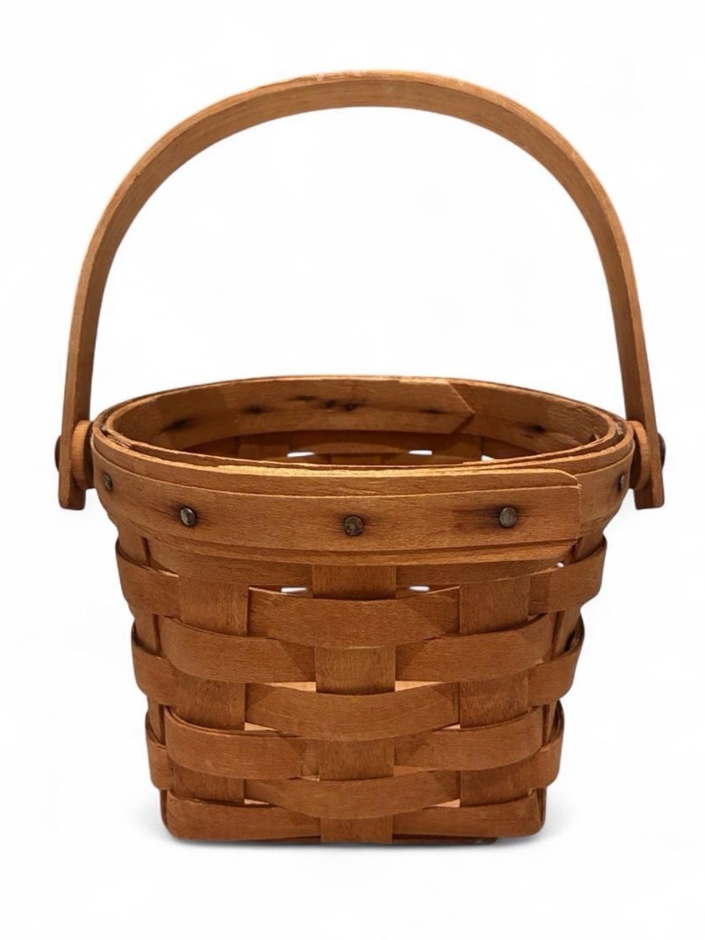 Vintage Longaberger Handwoven Basket Decor USA